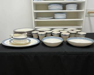 C49 - $325. Gorham Kingsbury Fine China. 5 Piece Place setting + some serving pieces. Excellent Condition. 