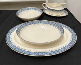 C49 - $325. Gorham Kingsbury Fine China. 5 Piece Place setting + some serving pieces. Excellent Condition. 
