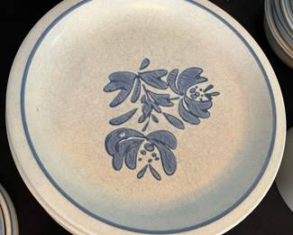 C15 - $300. Large Collection of Pfaltzgraff Yorktowne Stoneware. Has been used almost daily and so the basic pieces do show wear / use. Would prefer to sell all together but will split if there is interest. 