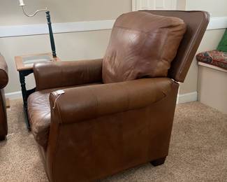 C29 - $200. Well Loved LANE Leather Couch, Ottoman and Recliner. Located on the 2nd story so we need 2 *strong* people that are able to move this. Couch is 83" long x 33" deep x 37" tall. No rips / holes but worn. Recliner is 37" wide x 34" deep x 40" tall. This is the most worn piece. 