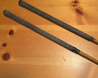 C85 - $30. Spalding Hickory Shaft Robert T. Jones #7 & #8 Irons. 