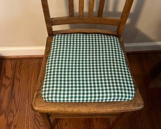 C50 - $350. Unique Antique  - "Chair Table".  As a table it measures 36" round x 29" tall. As a chair it measures 16.5" wide x 15.5" deep x 36" tall. Floor to seat is 18". 