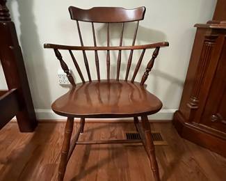 C93 - $60. Windsor Chair. Measures 21.25" wide x 16.75" deep x 31.5" tall. 17" Floor to Seat. 