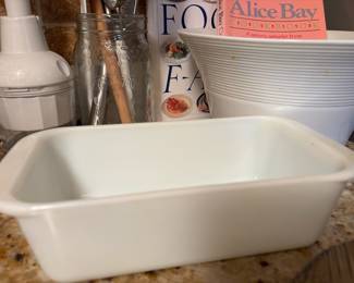 Pyrex Milk Glass #213 Loaf Pan