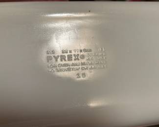 Pyrex Milk Glass #213 Loaf Pan