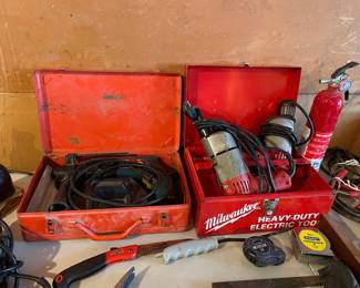 Bosch Bulldog Rotary Hammer, Milwaukee Corded Drills