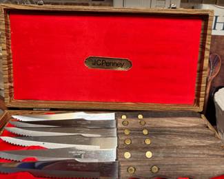 JC Penney Serrated Steak Knife Set