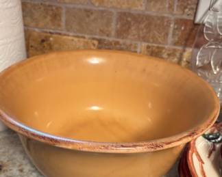 Pier 1 Toscana Gold Mixing Bowl