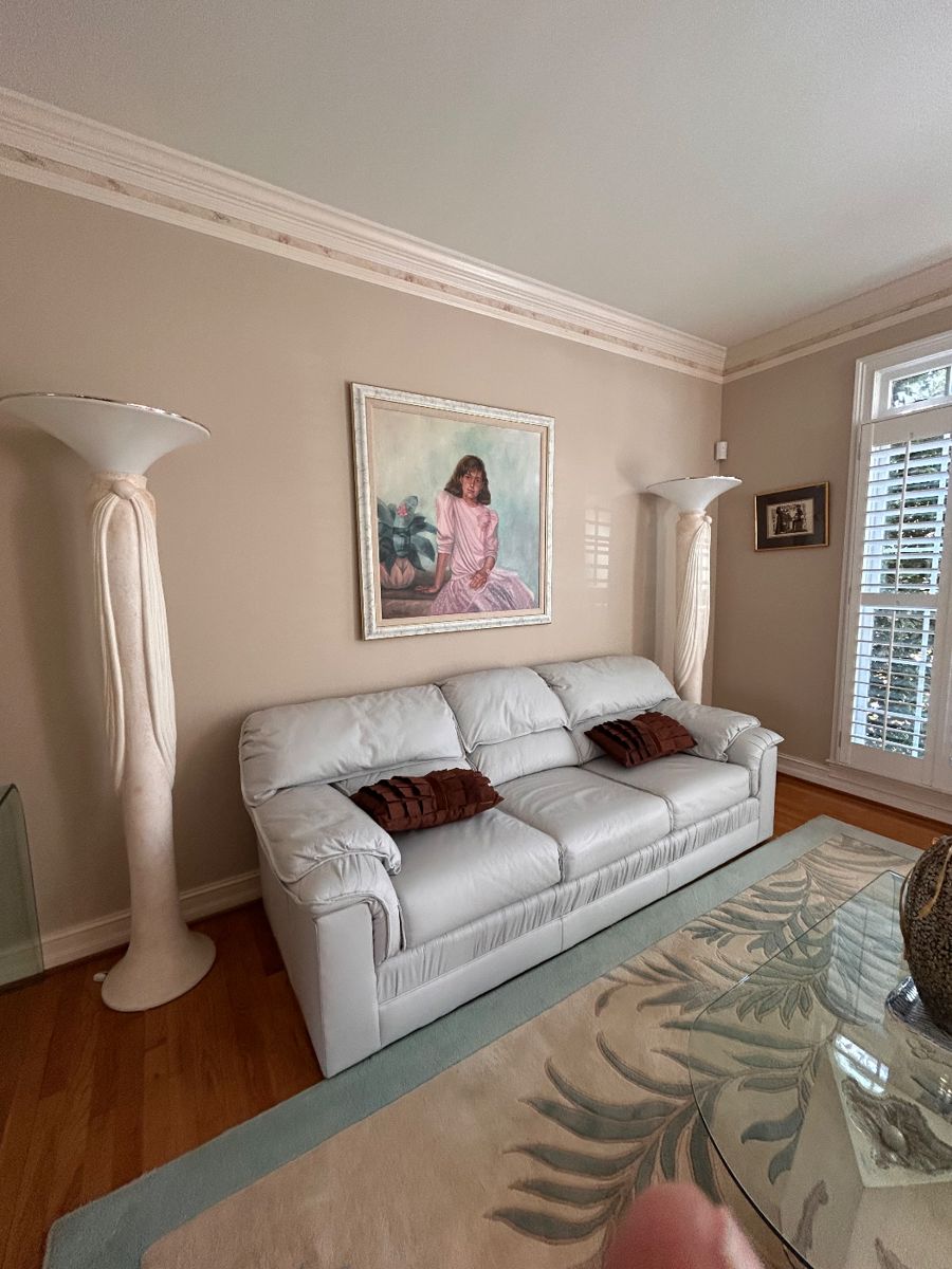 Broyhill leather sofa