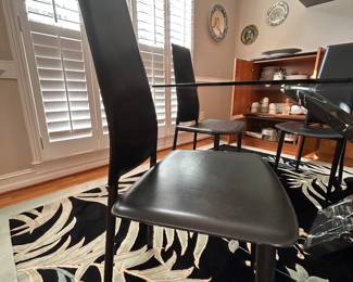 Detail in dining chairs