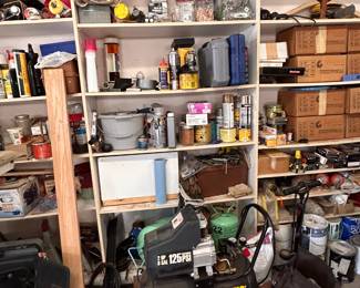 Tools and other garage necessities