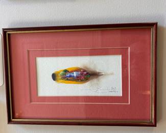Art on a feather