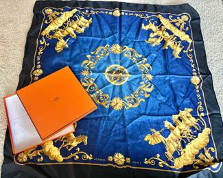 Hermes Cosmos Scarf in Original Box 