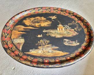 Chinoiserie Papier-Mâché Table 