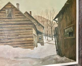 Large Barn Painting by Ian Thomson