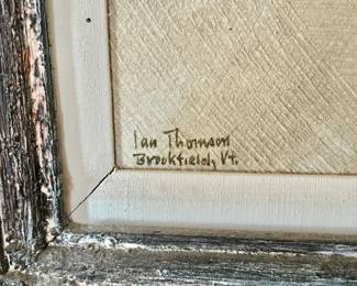 Large Barn Painting by Ian Thomson, Vermont