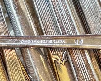 Wm. Rogers Silver Plated Flatware Set