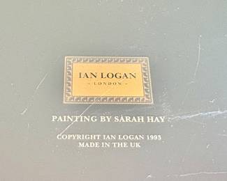 Vintage Ian Logan London Tole Tray