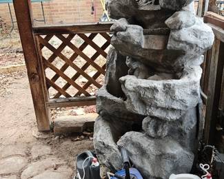 Garden Fountain - still works include a new pump