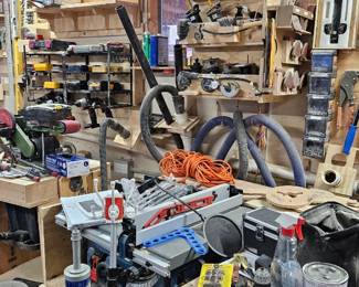 Tools - Garage full of power tools, tools and items (Garage will be cleaned and sorted before the estate sale)