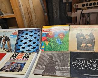 Vintage LP/Record Collection - range from The Beach Boys to Star Wars to the Massiah