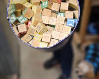 Wooden Toy Blocks - full set