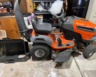 Husqvarna Riding Lawn Mower and Attachments 