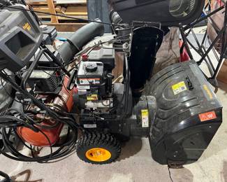 Poulan Pro Snowblower and Craftsman Air Compressor 