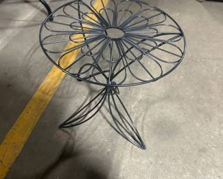 Metal outdoor table
