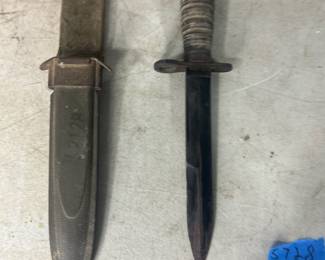 vintage military knife