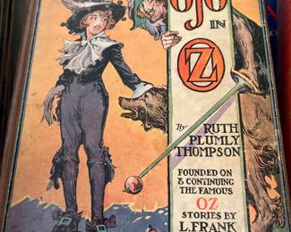 Vintage hardcover book, Ojo in Oz by Ruth Plumly Thompson