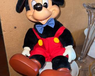Vintage Mickey Mouse plush toy