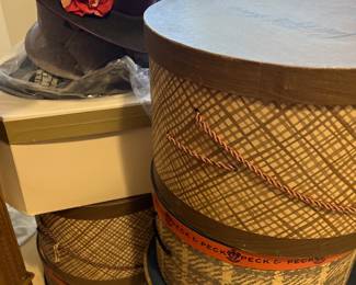 Vintage Hats and boxes