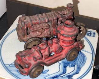 Cast Iron Pumper Truck