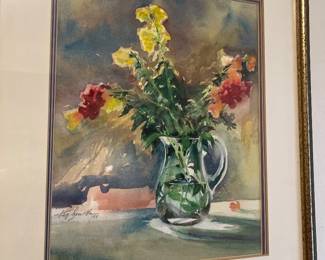 Flowers in a pitcher by Kay Smith