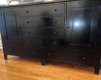Black finished sideboard