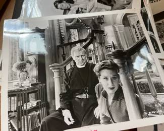 Press release photograph, The Song of Bernadette with Charles Bickford and Gladys Cooper