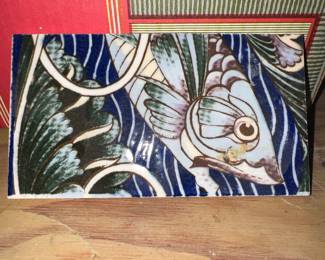 Decorative Koi Fish tile