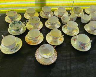 Vintage Tea Cups and Saucers