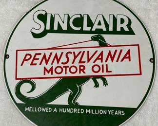 Repop Sinclair Motor Oil Sign