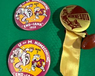 1950’s University of Minnesota Homecoming Pins