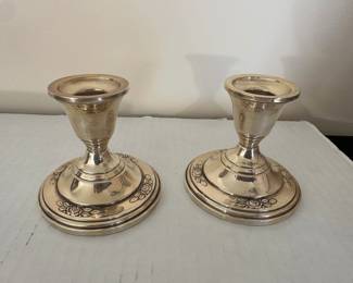 Sterling Silver Candle Sticks