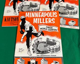 1956 Minneapolis Millers Programs