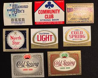 Vintage Local Beer Labels