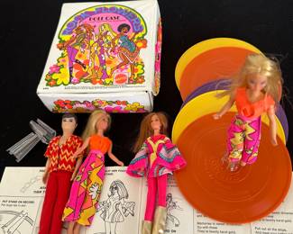 Rock Flowers Doll Case, Records, Dolls, Manual