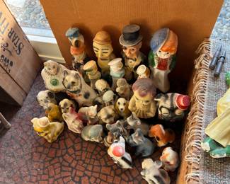 Chalkware Figurines 