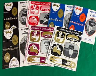 1950’s University of Minnesota Football Programs