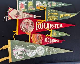 Vintage Felt Pennants