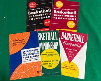 1950’s MN State Boys Basketball Tournament Programs