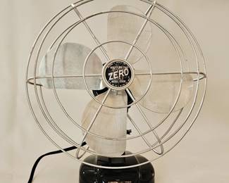 Bersted Mfg. Co. Zero Model 1265R Electric Desk Fan